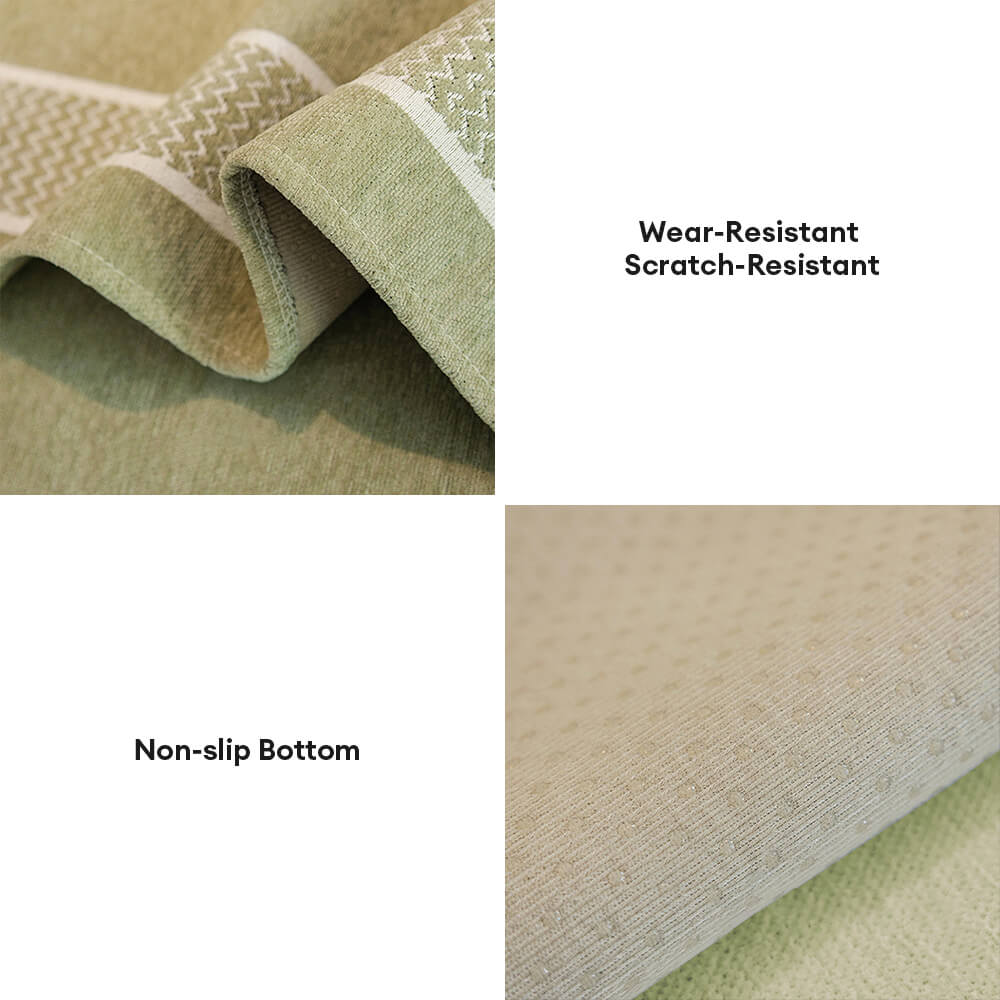 Coperchio di divano a graffio di Chenille Jacquard Wide Edge Design