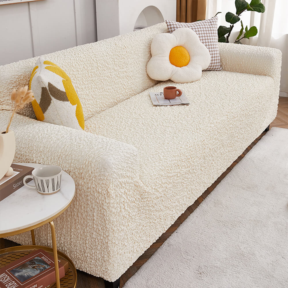 Tapa del sofá de cobertura completa del estiramiento de la burbuja de nubes para todas las estaciones