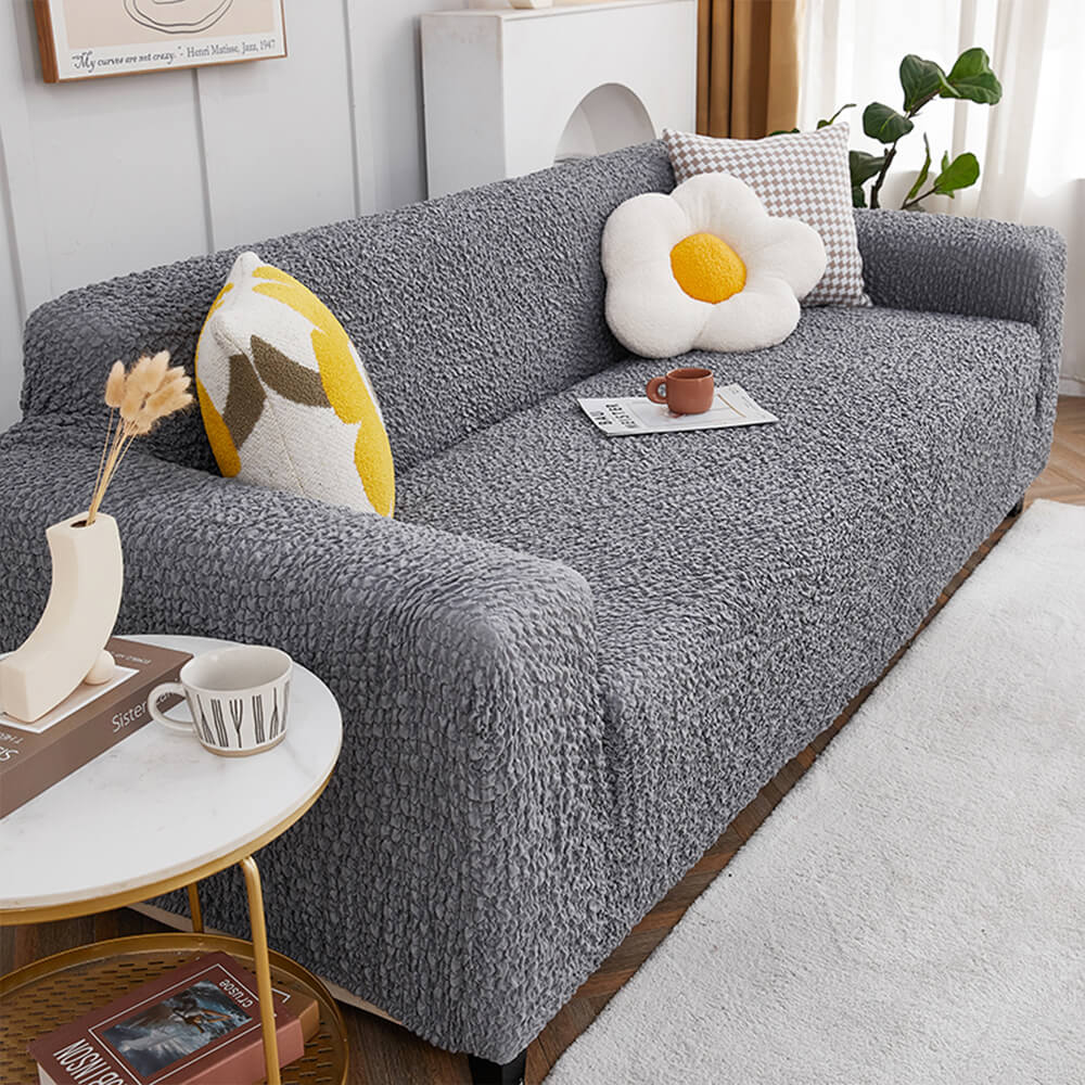 Tapa del sofá de cobertura completa del estiramiento de la burbuja de nubes para todas las estaciones