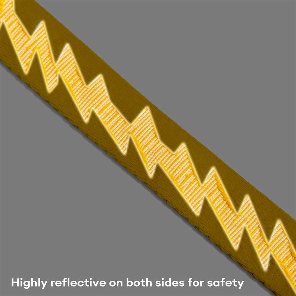 A doppio lato riflettente rettificabile versatile a manico morbido in nylon guinzagli per cani - Flexi Walker