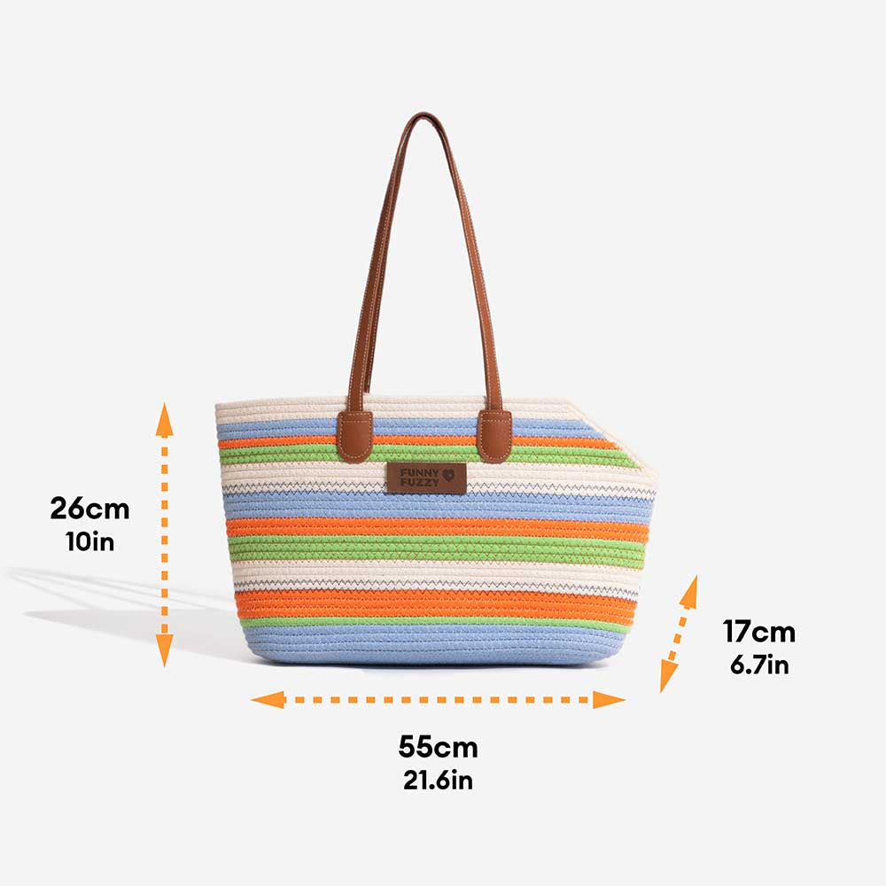 Masso per animali domestici con le vacanze estive con le vacanze estate fatte in cotone leggero