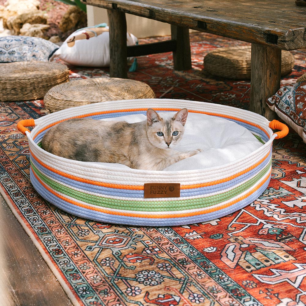 Masso per animali domestici con le vacanze estive con le vacanze estate fatte in cotone leggero