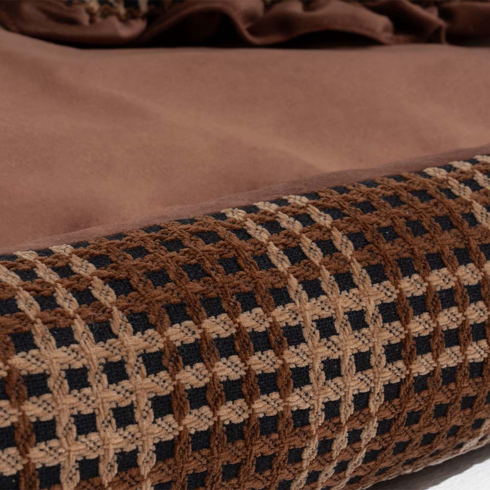 Classico lussuoso lavabile floreale accogliente cuscino per cani cuscino per cani da letto- nacquere