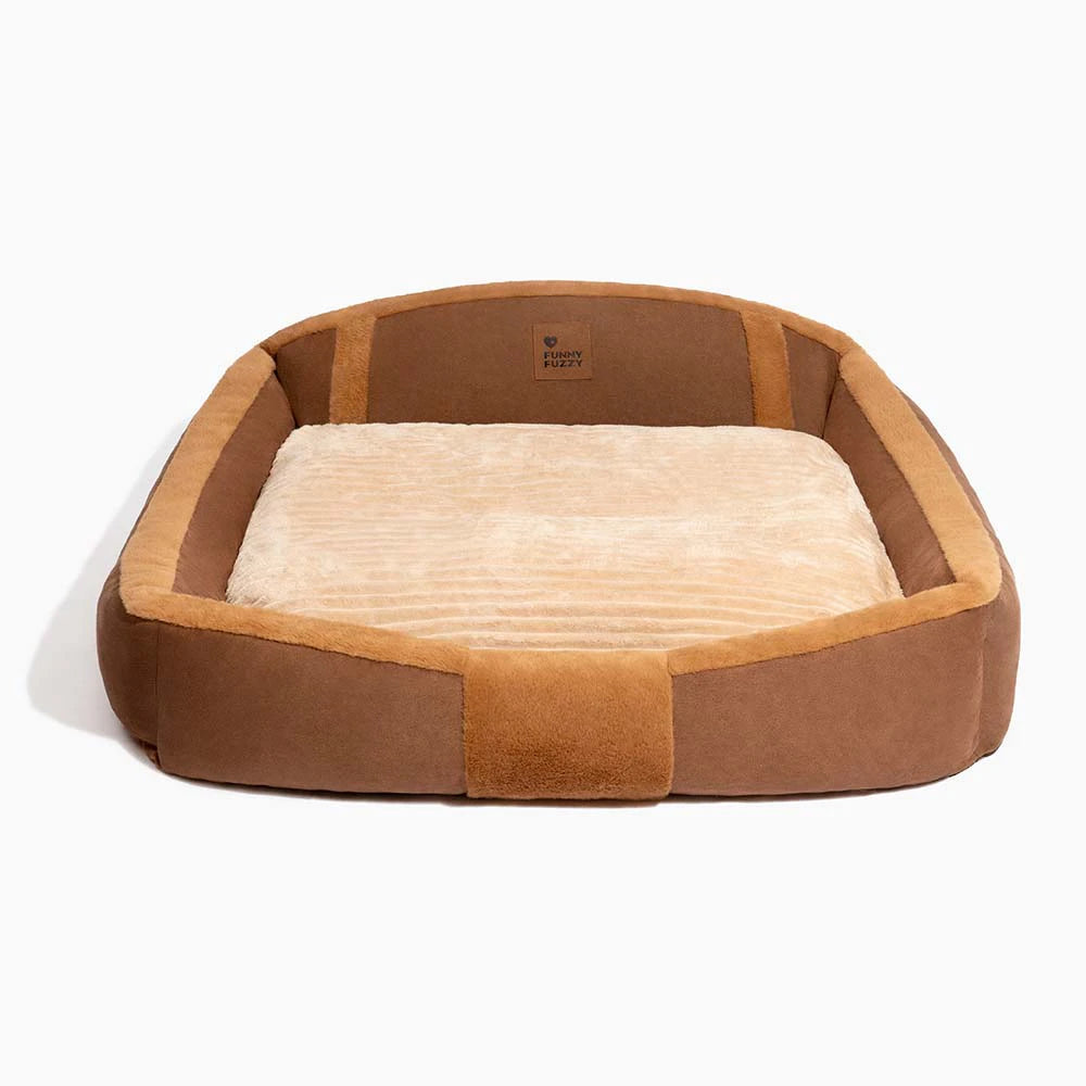 Grand lit pour chien vintage et confortable et apaisant