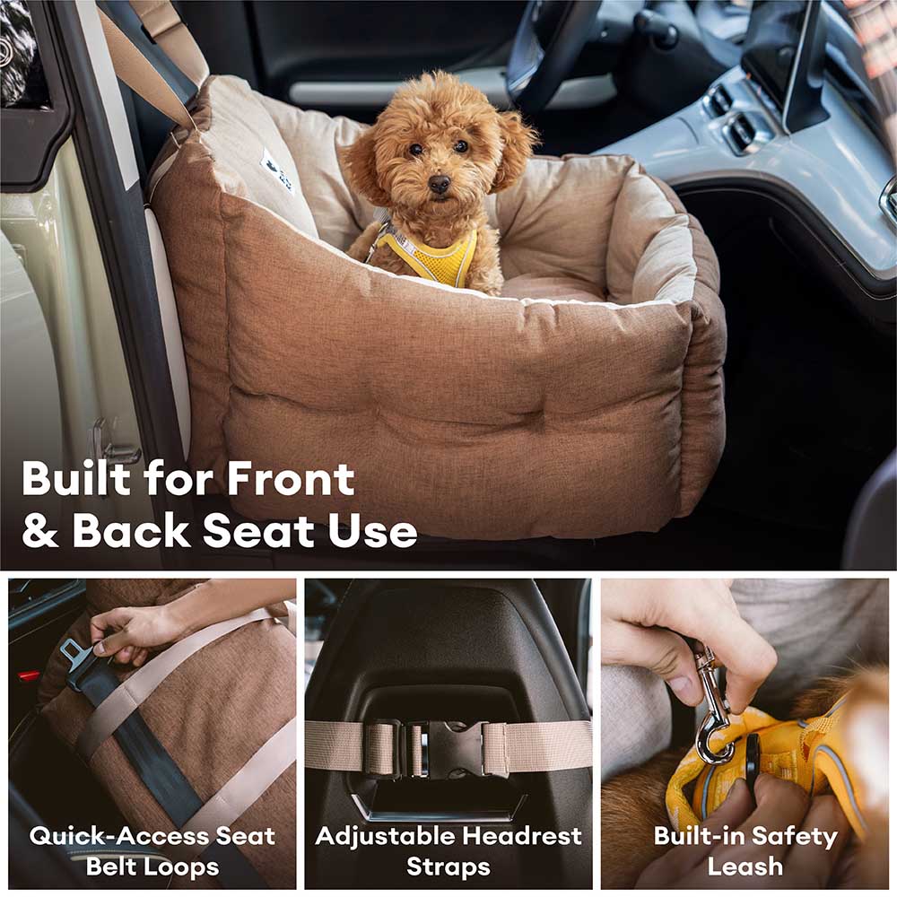 Lit de siège de voiture pour chien, rehausseur de Protection de voyage, imperméable, surélevé et épais