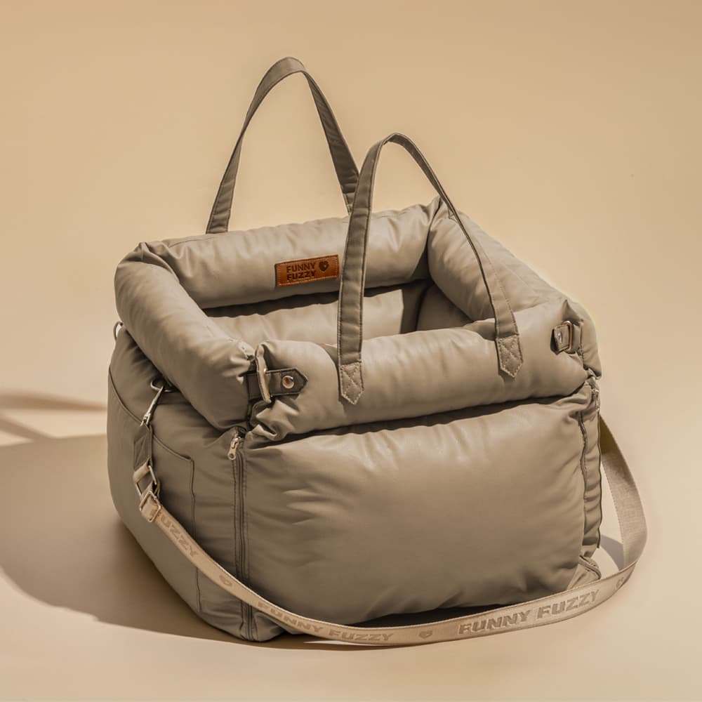 Letto del sedile per auto con cani in fico deluxe in vetro - Urban Voyager