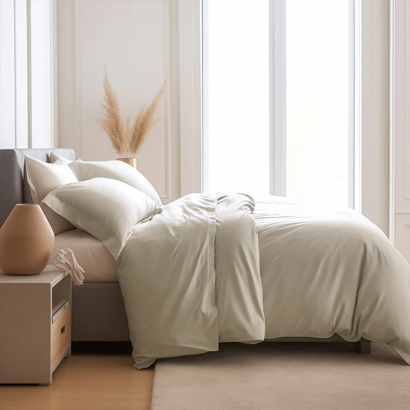 Comodo satene di lusso 100% foglio di copertina del piumone in bambù