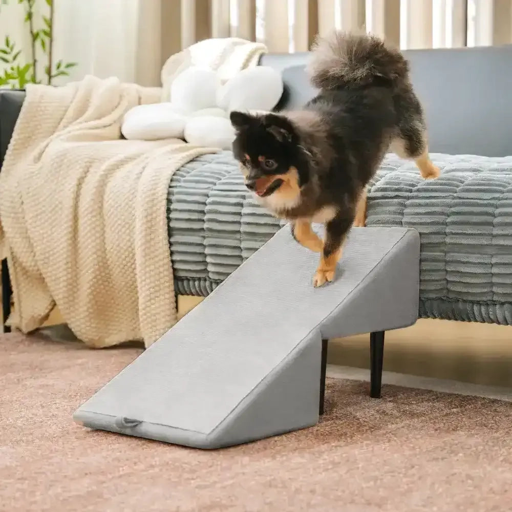 2-in-1 Convertible Wooden Home Step Stool Dog Ramp Stairs