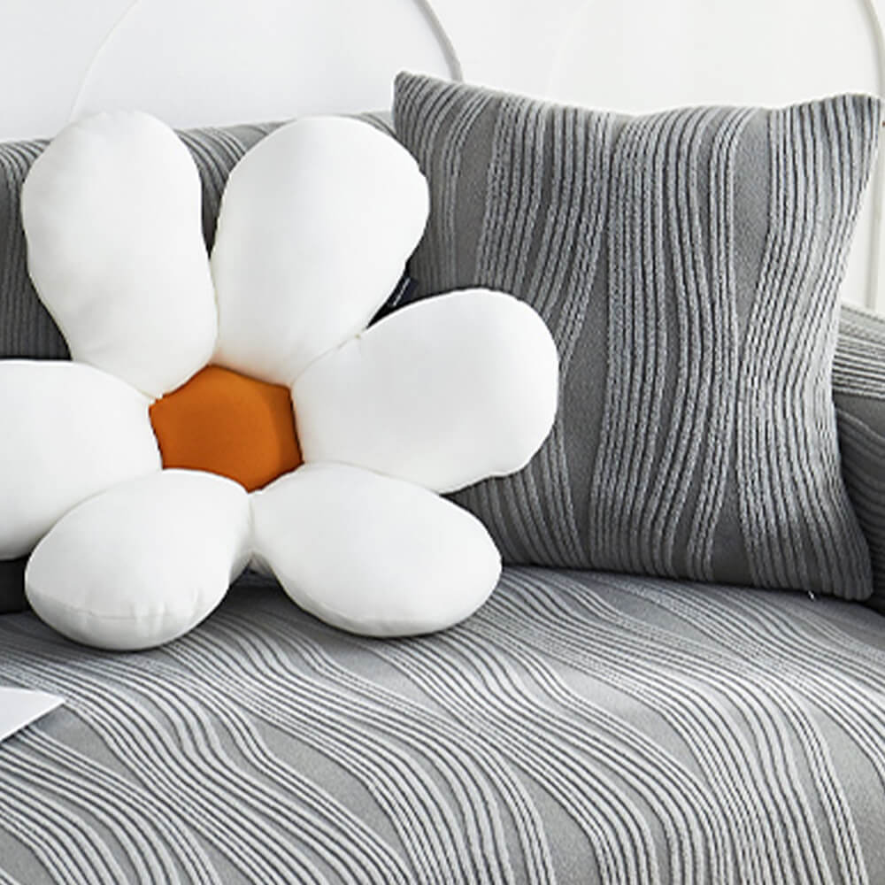 Housse de canapé anti-rayures à couverture complète extensible en jacquard