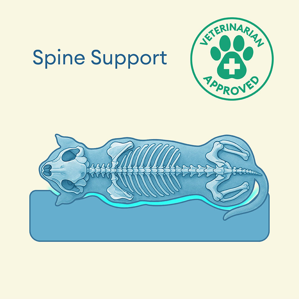 Lit pour grand chien imperméable à support surround entièrement orthopédique