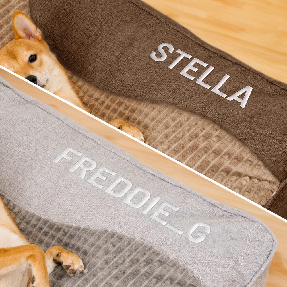 Precio especial - Cama de amortiguación de perros de protección de columna de columna resistente a los rasguños grandes y gruesos