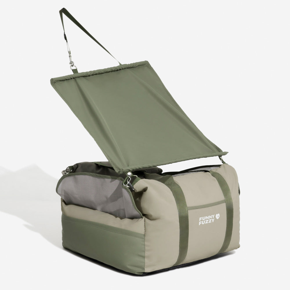 Seggiolino per auto del cane ombrellone - cucciolo rover impermeabile per la protezione del sole traspirante protezione da cani seggiolino auto