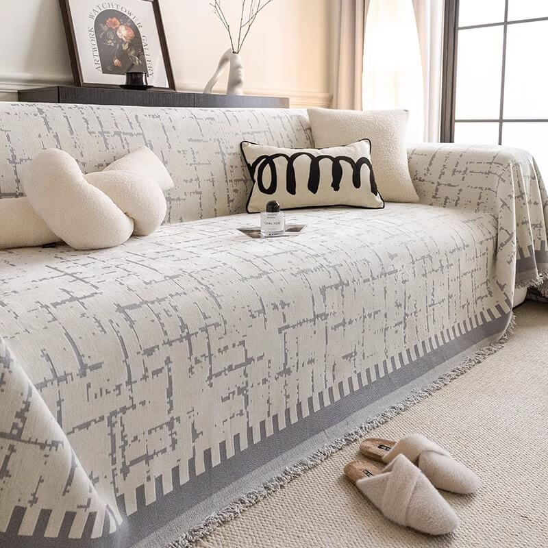 Tapa de sofá de lanzamiento de comodidad multifuncional anti-sesates transpirable transpirable