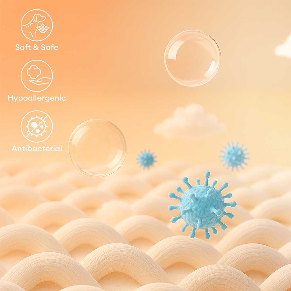 Tutte le stagioni hanno addensato un grande cuscino per gatti e cani lavabili