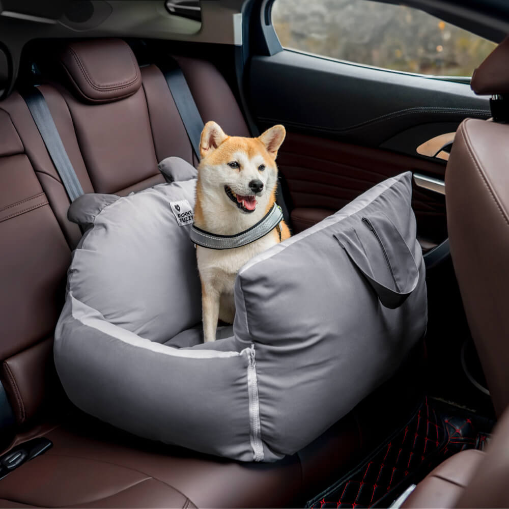 Bear Ears Pet Car Safety Bed Dog Car Seat Bed - FUNNYFUZZY