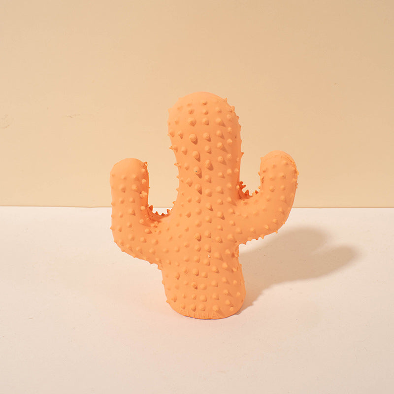 Cactus Shaped Squeaky Dog Toys