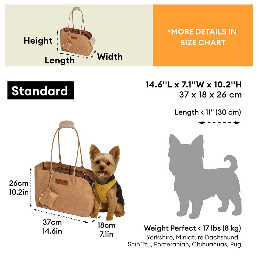 Vogue Eco-friendly Dupont Waterproof Pet Carrier - City Roamer