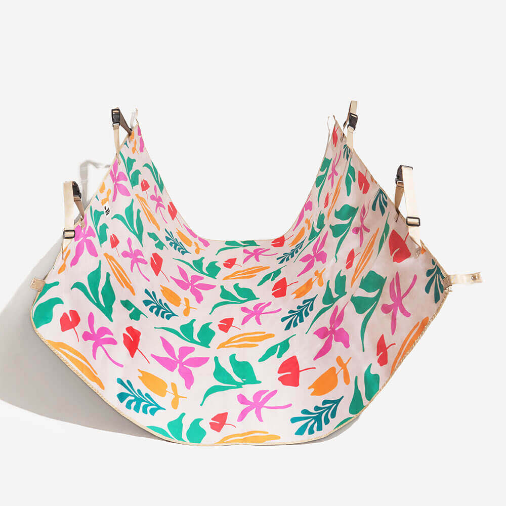 Tropischer Stil – wasserdichter Picknick- und Auto-Rücksitzbezug mit doppeltem Verwendungszweck