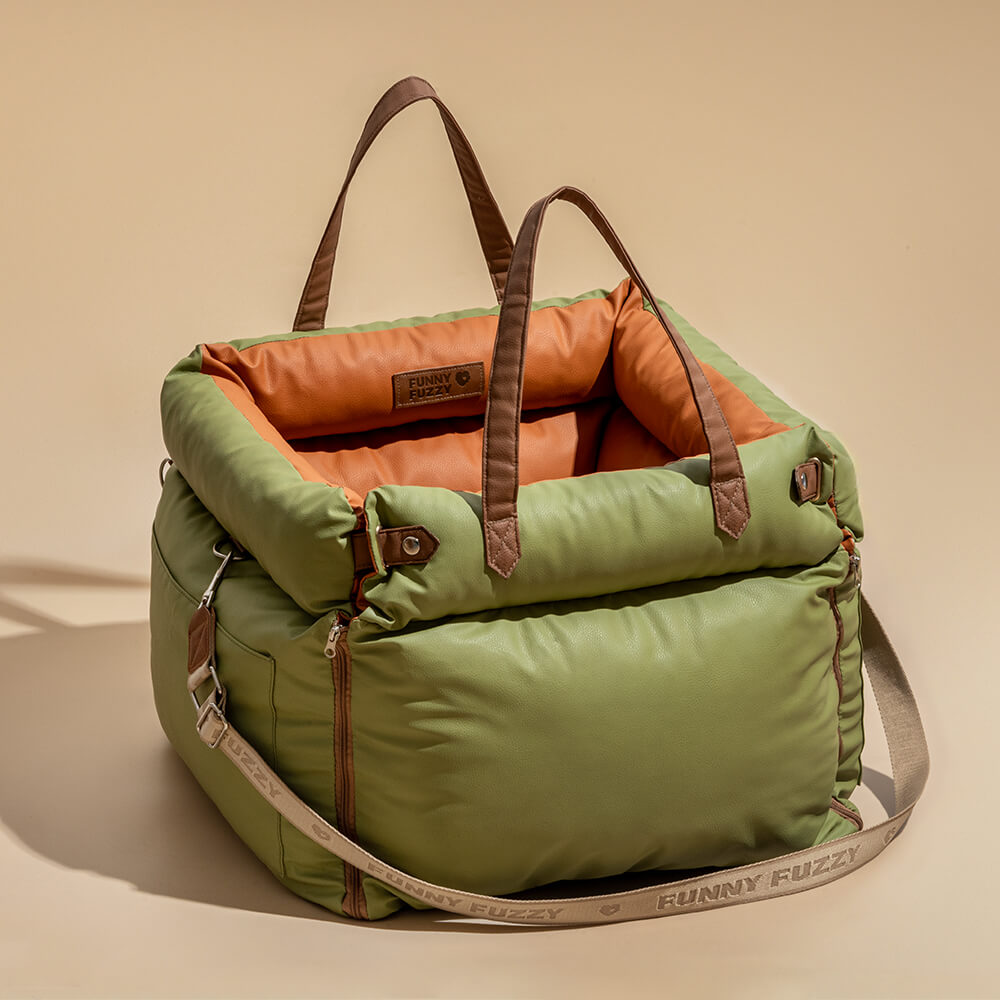 Letto del sedile per auto con cani in fico deluxe in vetro - Urban Voyager