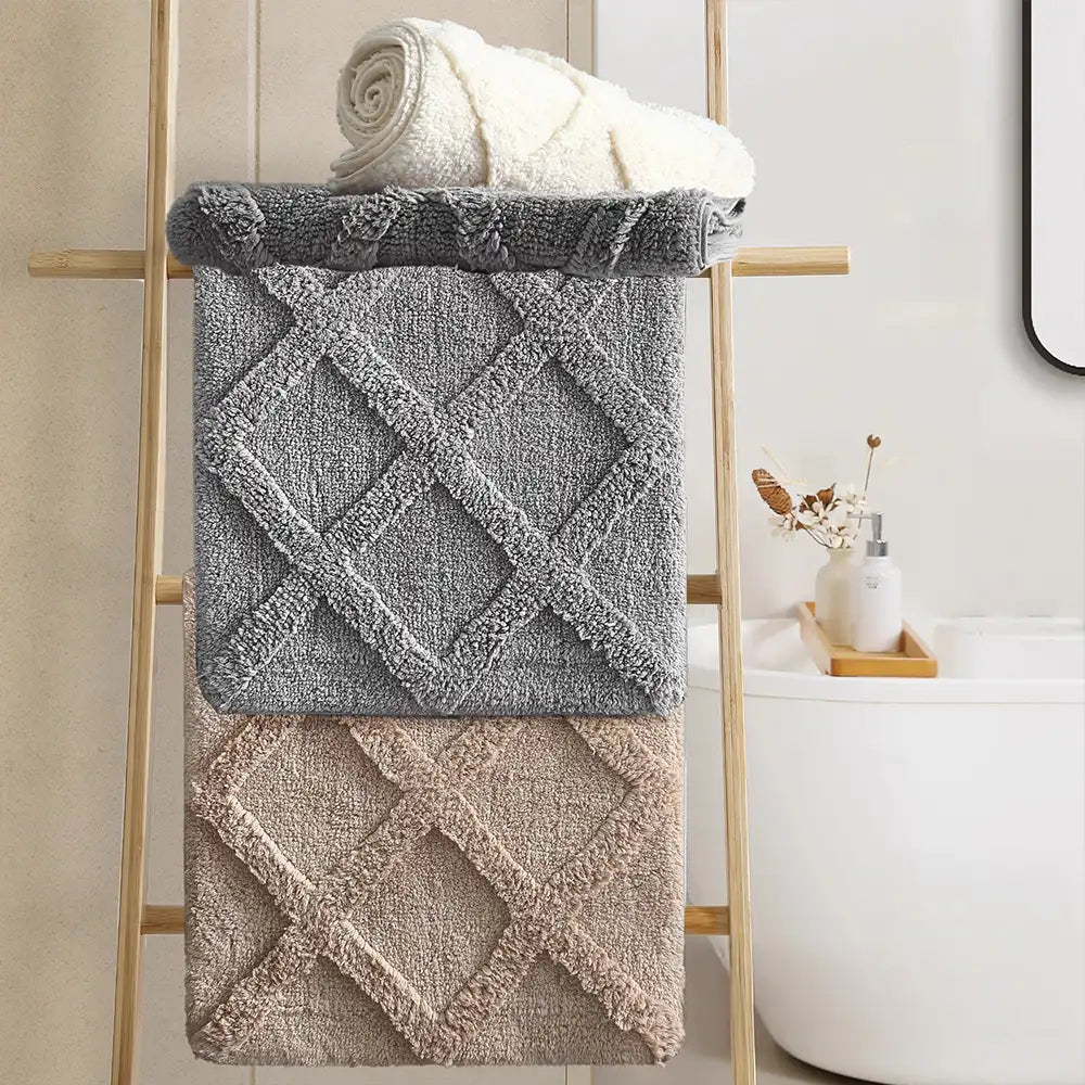 Diamond Plush Thick Absorbent Washable Non-Slip Carpet