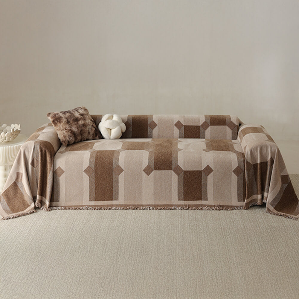 Cobertura del sofá de cobertura completa de la protección del sofá resistente al desgaste de Chenille