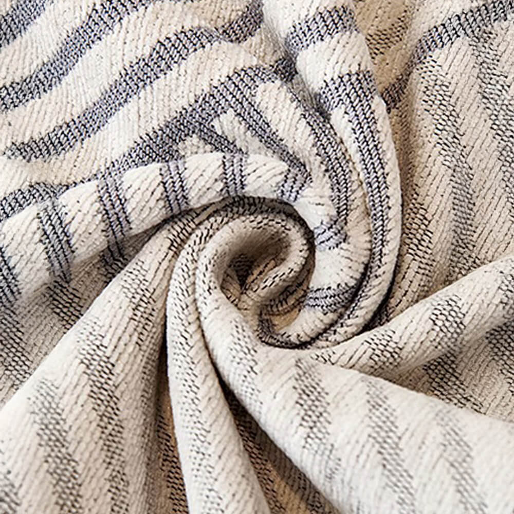 Patrón geométrico de geométrico Chenille Trow Couch Couch