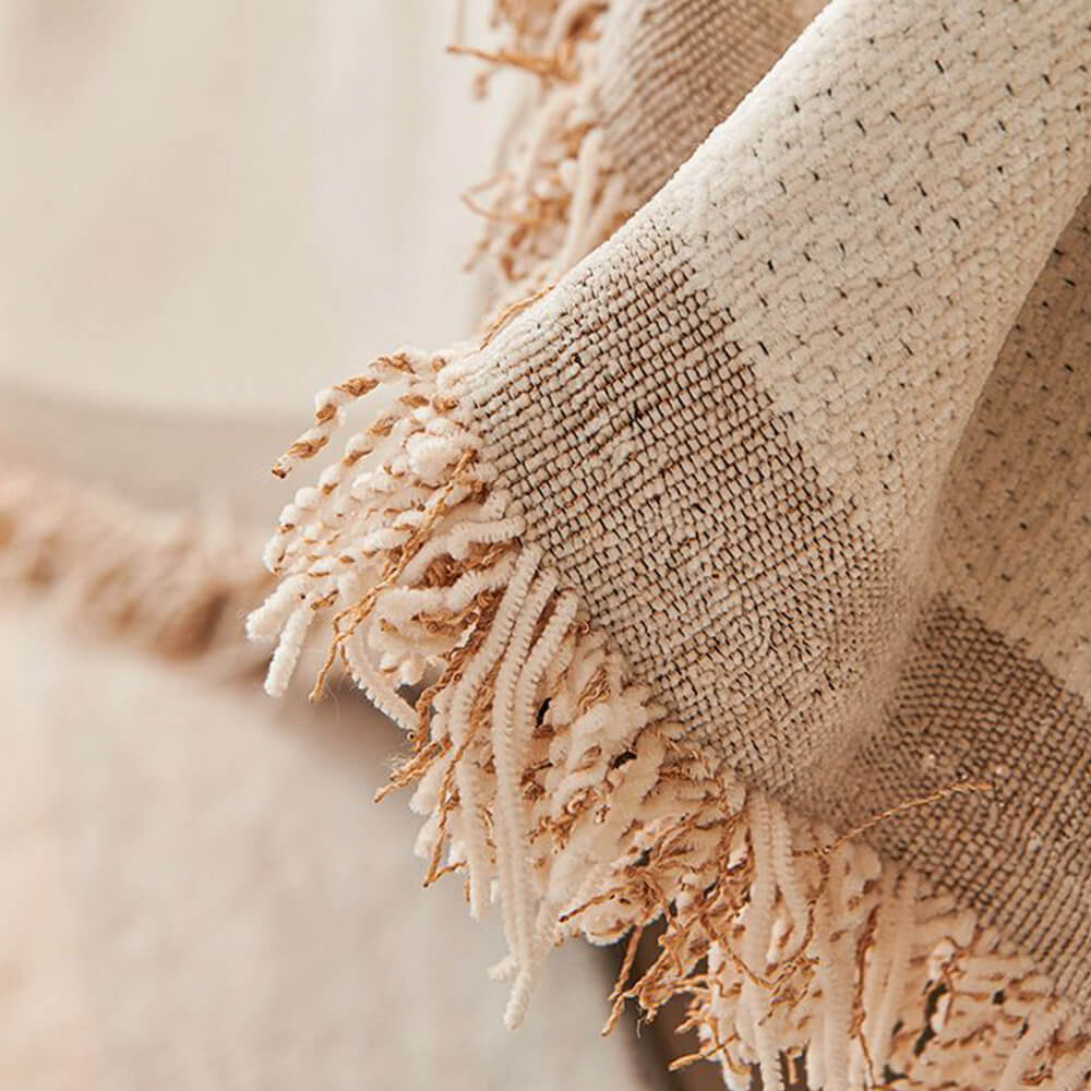 Patrón geométrico Cubierta de sofá de chenilla reversible