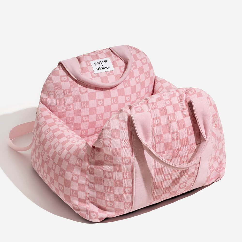 Funnyfuzzy x klarna mascota y bufanda humana