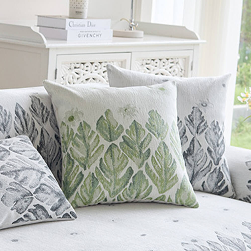 Chenille diseño botánico romántico