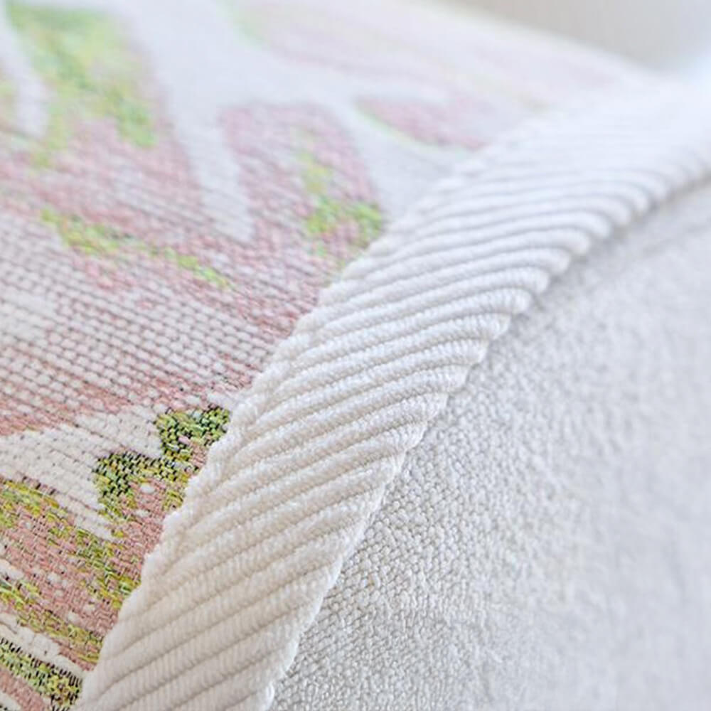 Chenille diseño botánico romántico