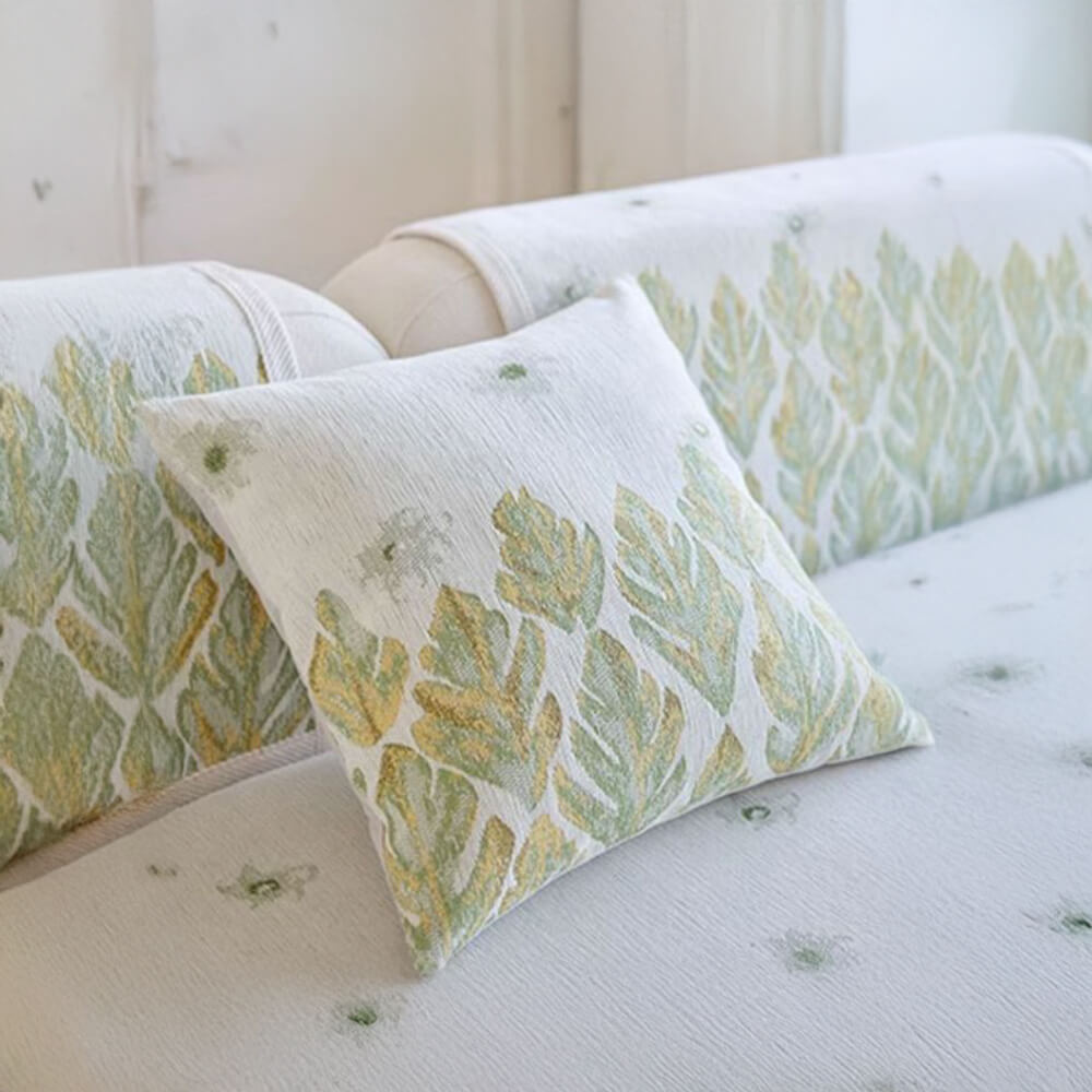 Chenille diseño botánico romántico