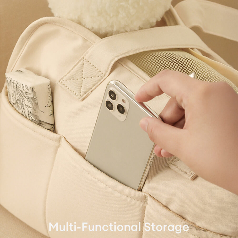 Bolso elegante para perros y gatos de viaje a cuadros a cuadros