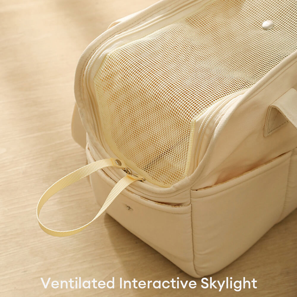 Bolso elegante para perros y gatos de viaje a cuadros a cuadros