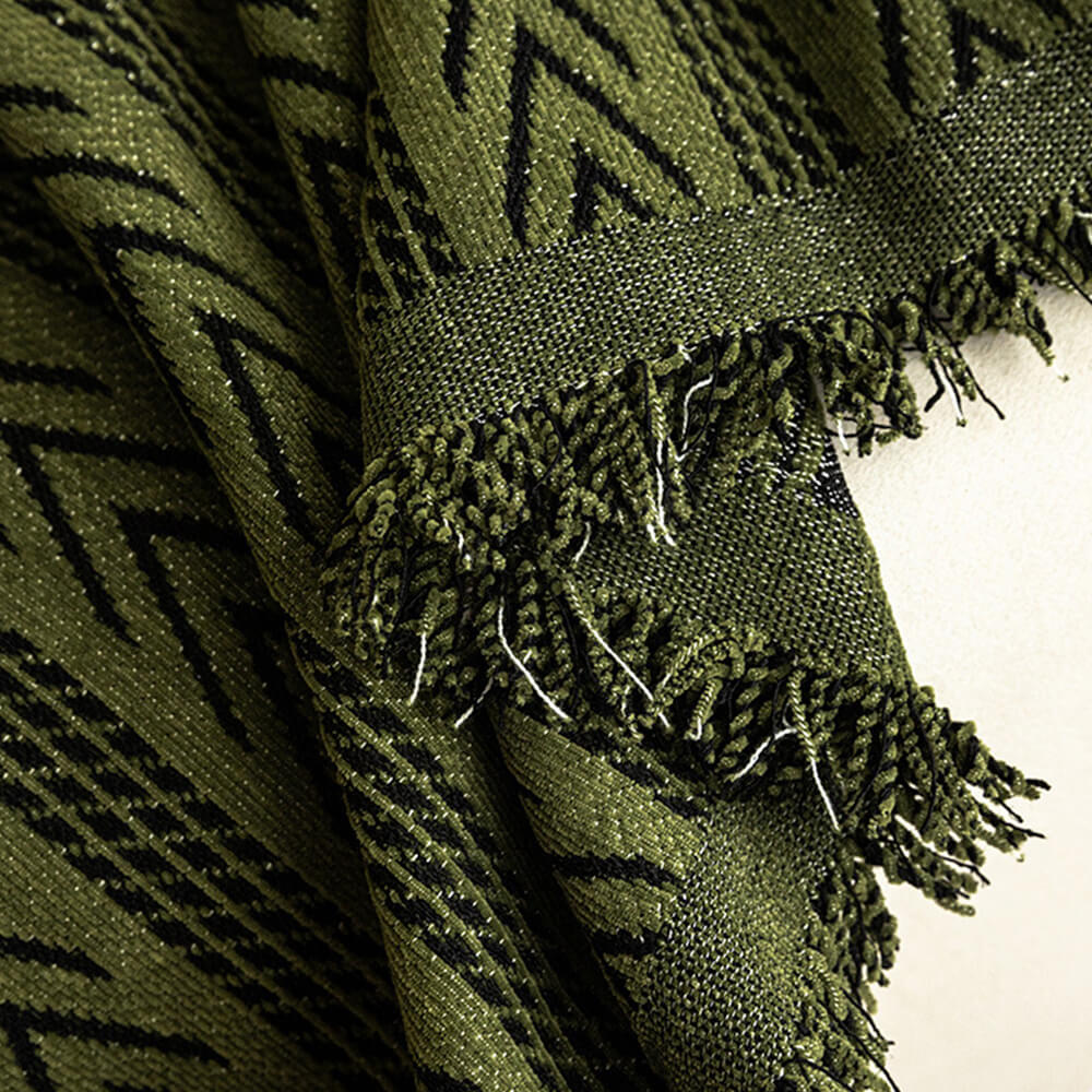 Cubierta del sofá Jacquard Tassel Chenille