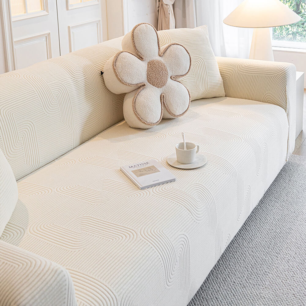 Coperchio di divano anti-scratch elastico in vello polare
