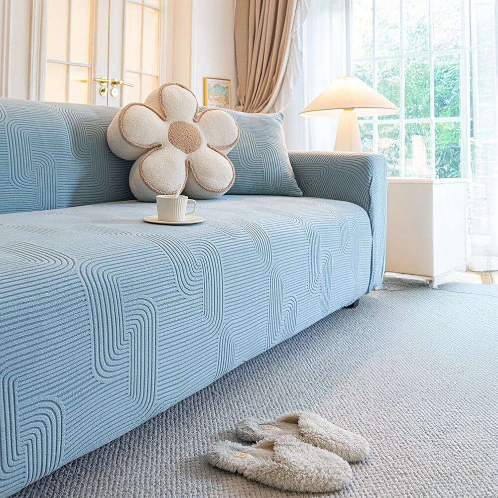 Coperchio di divano anti-scratch elastico in vello polare