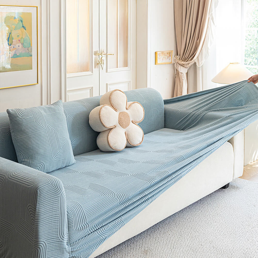 Coperchio di divano anti-scratch elastico in vello polare