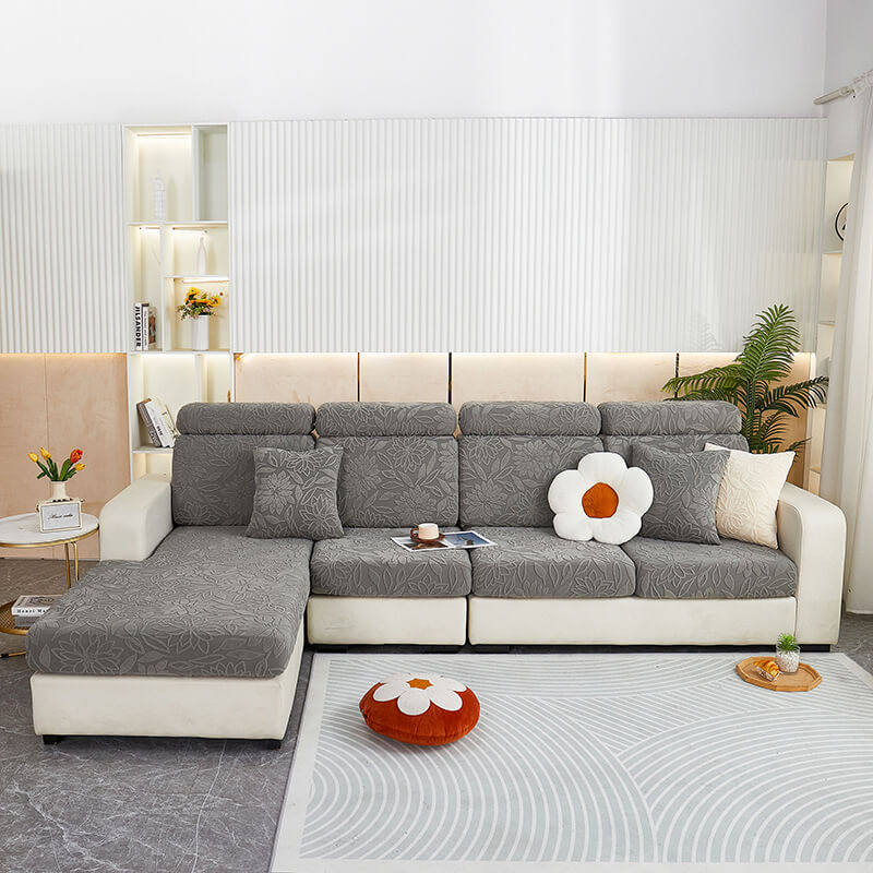 Coperchio di divano di divano di divano a velluto in velluto floreale