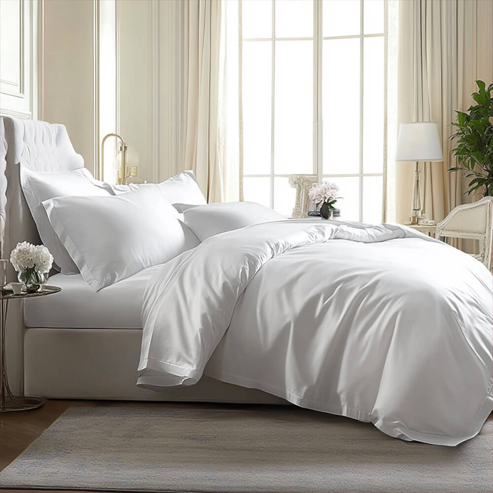 Comodo satene di lusso 100% foglio di copertina del piumone in bambù