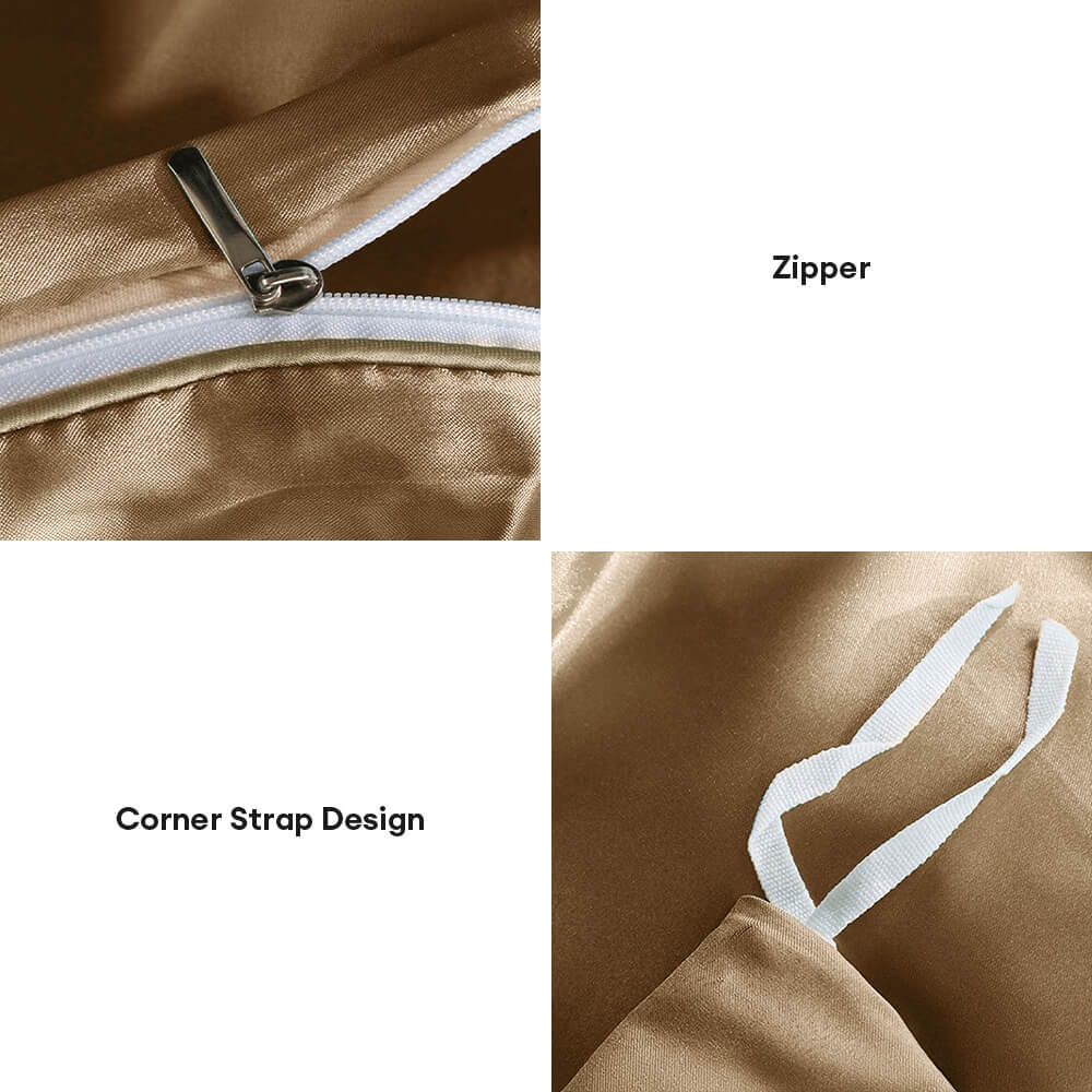 Sceszione di lussuosa foglio di raso a doppia faccia lucido di raffreddamento