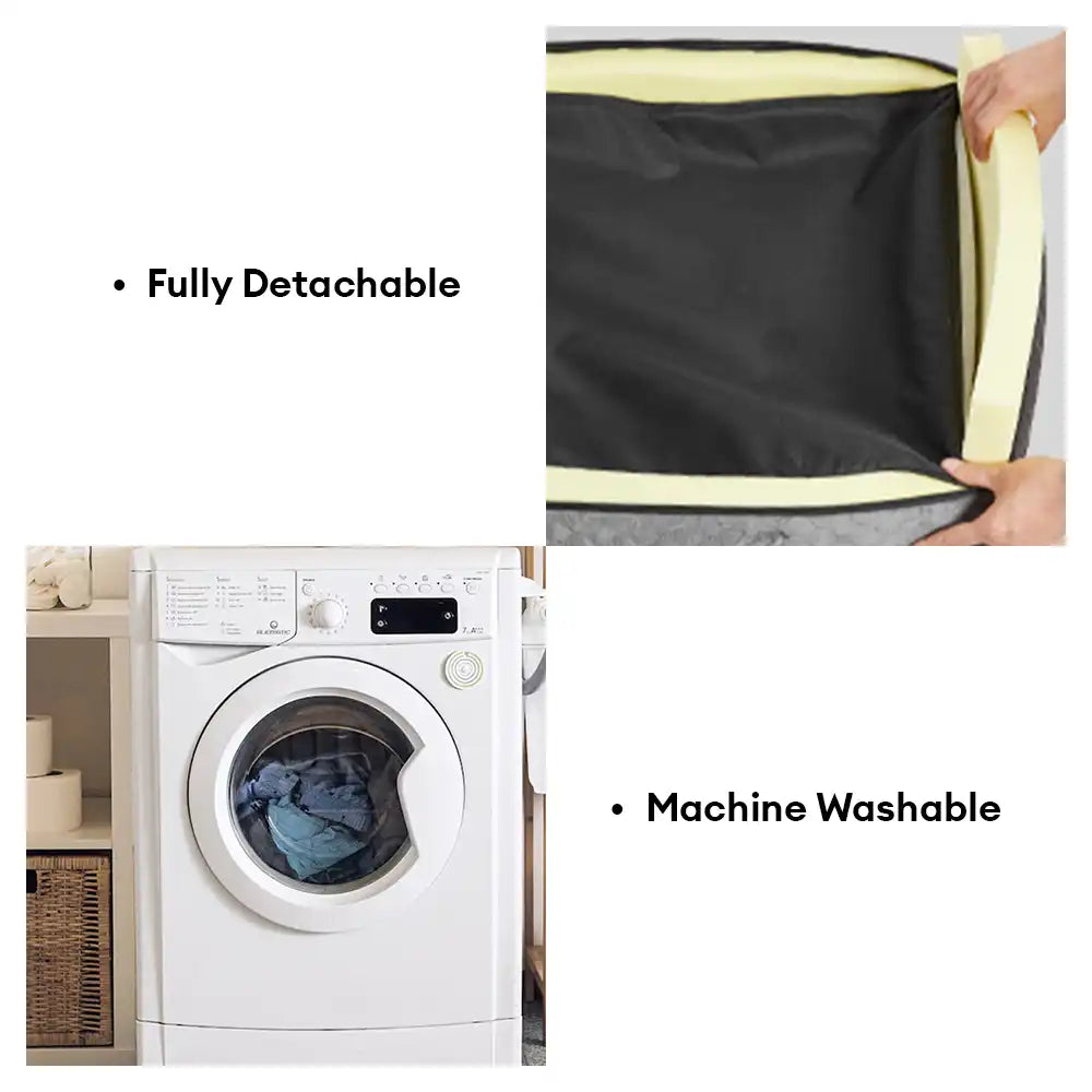 Portable Washable Travel Safety Large Dog Car Booster Seat Bed for Back Seat