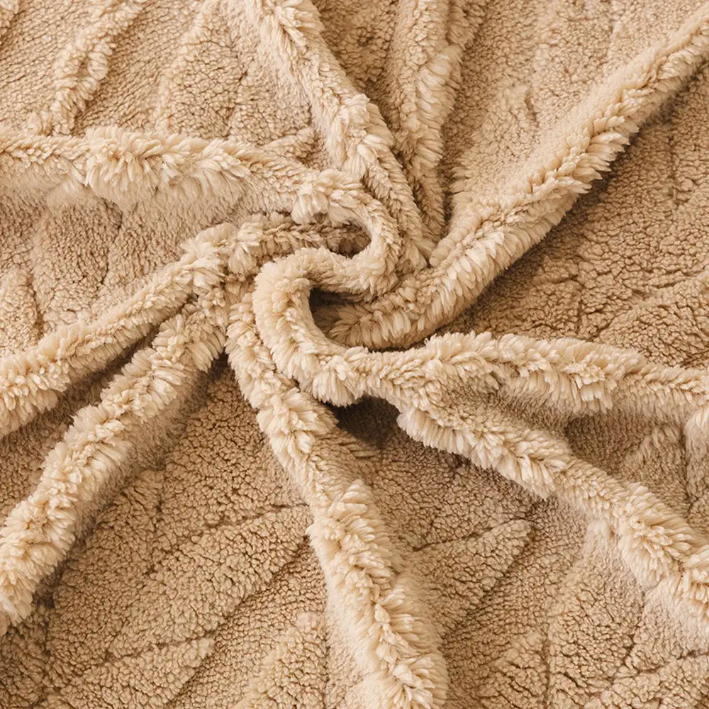 Simple Thickened Soft Fleece Fabric Sofa Protection Couch Cover