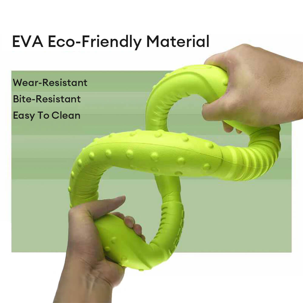 War Ring Langlebiges, wasserdichtes, leichtes, flexibles, interaktives Hundespielzeug