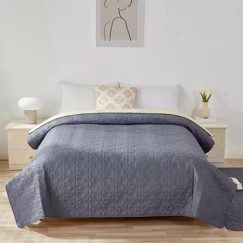 Protector de colchón de colchón de colchón de mascotas multipropósito en relieve geométrica impermeable