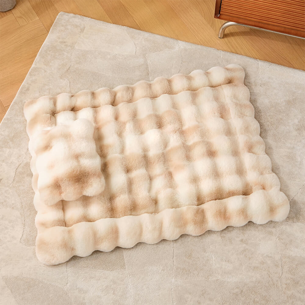 Modello d'onda Ultra morbida Fuce Furio Furia e tappetino per gatto con cuscino per animali