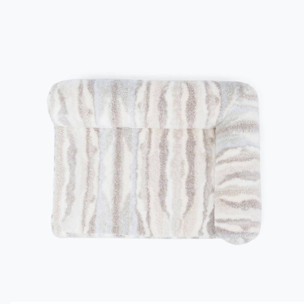 Patrón de cebra grande Bedera de almohada ortopédica y gato de perros y gatos