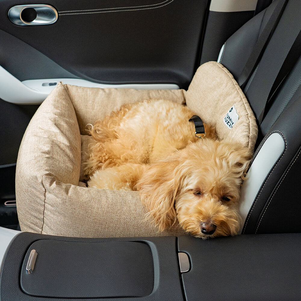 Travel Bolster Full Durable Washable Dog Car Back Seat Bed - FUNNYFUZZY