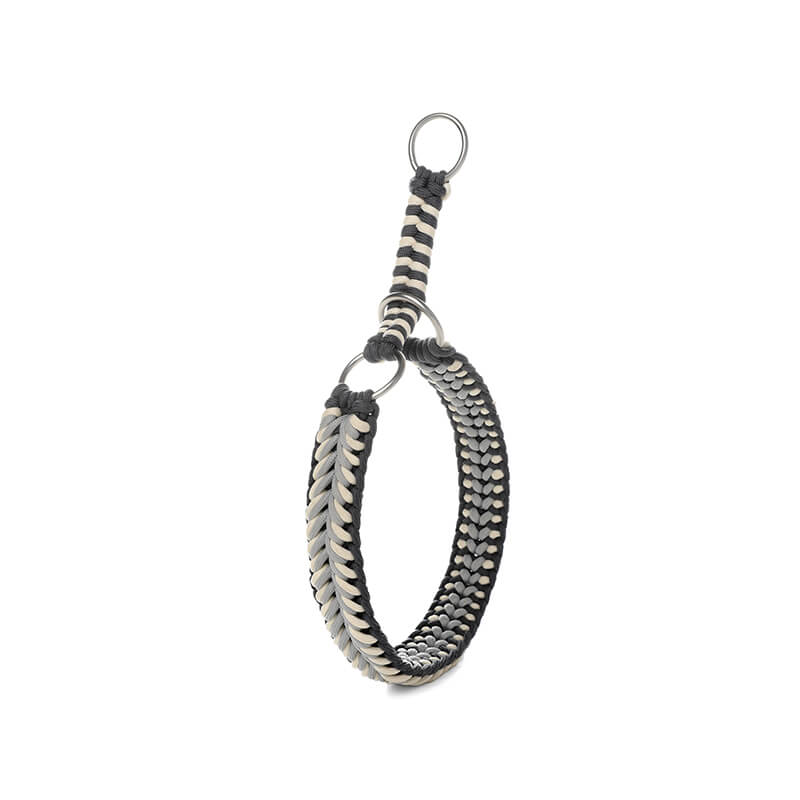 Collar e guinzaglio di cani luminosi antimanelli fatti a mano e guinzaglio