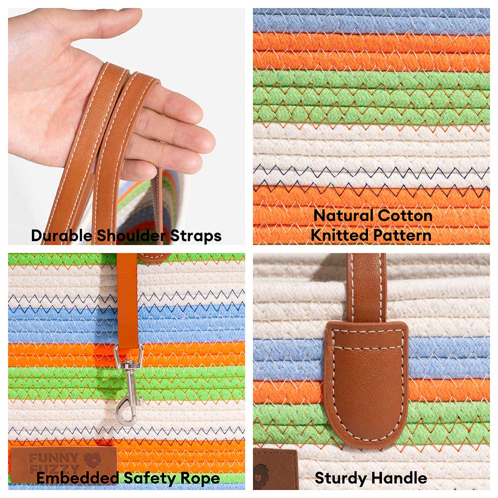 Masso per animali domestici con le vacanze estive con le vacanze estate fatte in cotone leggero