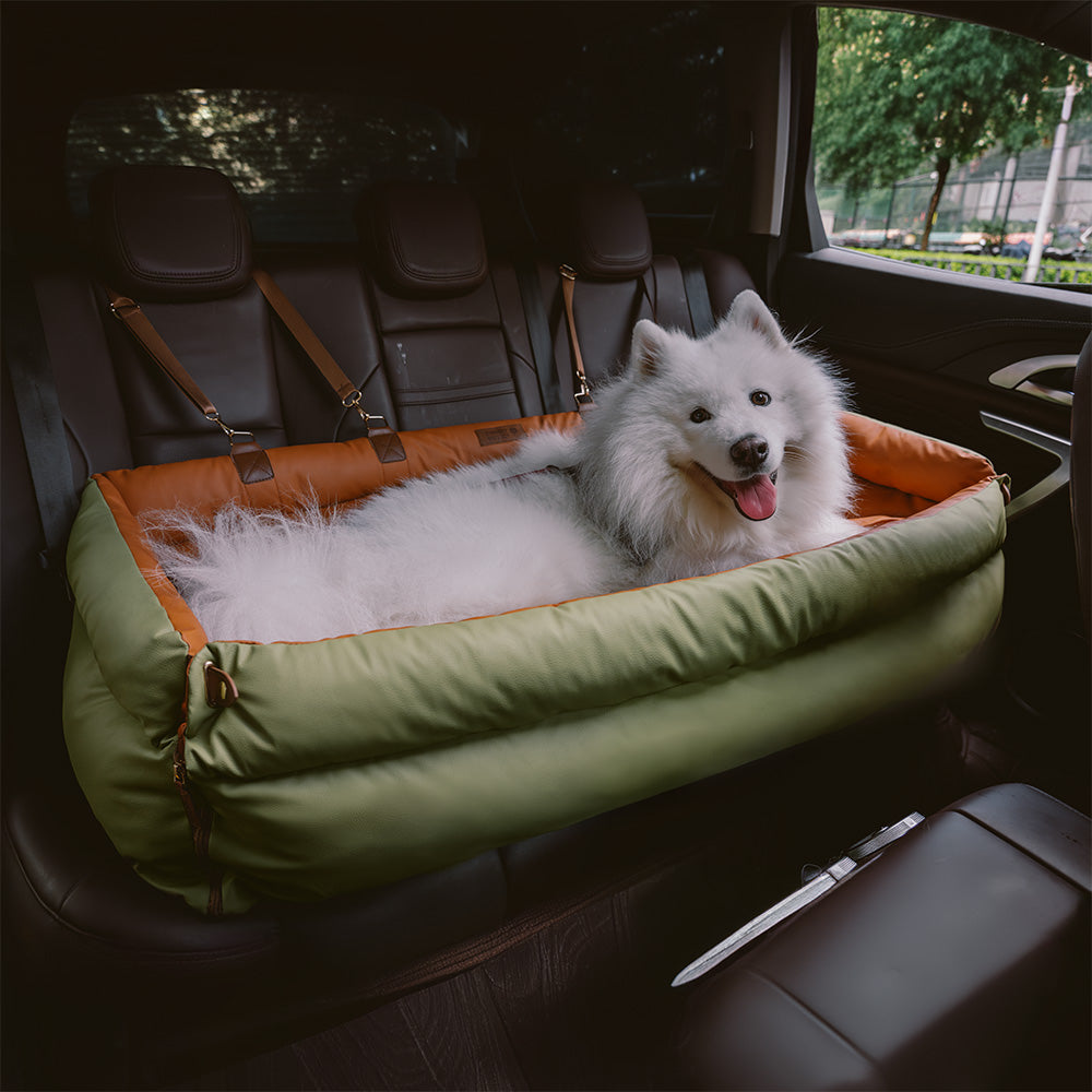 Letto del sedile per auto con cani in fico deluxe in vetro - Urban Voyager